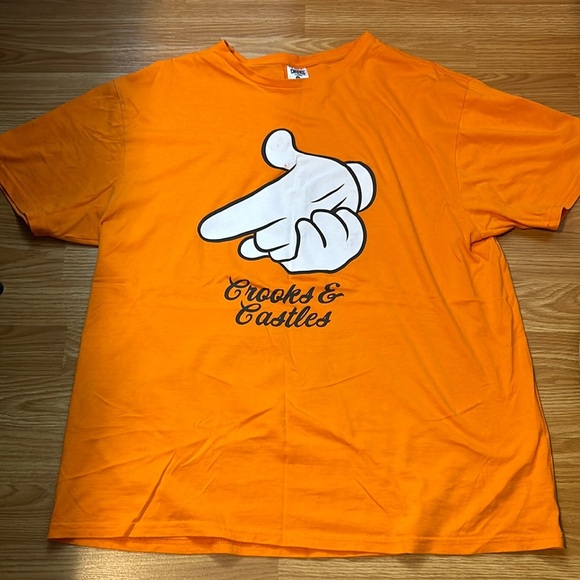 Crooks & Castles Other - Crooks & Castles orange t-shirt